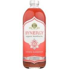 GTS ENLIGHTENED: Synergy Organic Kombucha Guava Goddess, 48 oz