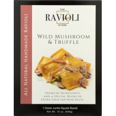 THE RAVIOLI STORE: Ravioli Jumbo Mushroom Truffle, 12 oz