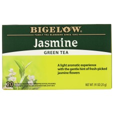 BIGELOW: Jasmine Green Tea 20 Tea Bags, 0.91 oz