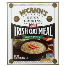 MCCANN'S: Irish Oatmeal Quick Cooking Rolled Oats, 16 oz