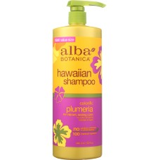 ALBA BOTANICA: Shampoo Colorific Plumeria, 32 oz