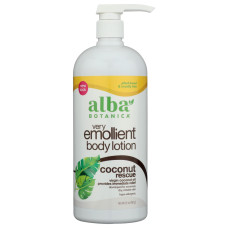 ALBA BOTANICA: Very Emollient Body Lotion Coconut Rescue, 32 oz