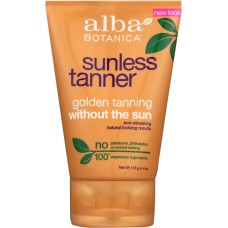 ALBA BOTANICA: Natural Very Emollient Sunless Tanning Lotion, 4 oz