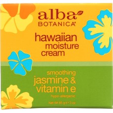 ALBA BOTANICA: Hawaiian Moisture Cream Jasmine & Vitamin E, 3 oz
