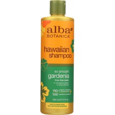 ALBA BOTANICA: Natural Hawaiian Shampoo So Smooth Gardenia, 12 oz
