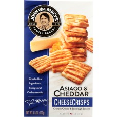 MACYS: Cheese Crisp Asiago Cheddar, 4.5 oz