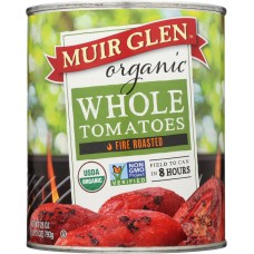 MUIR GLEN: Organic Whole Tomatoes Fire Roasted, 28 oz