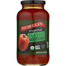 MUIR GLEN: Sauce Pasta Marinara Organic, 25.5 oz