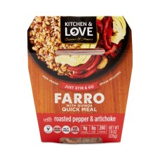 CUCINA & AMORE: Farro Meal Roasted Pepper Artichoke, 7.9 oz