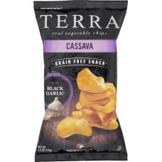 TERRA CHIPS: Black Garlic Cassava Chips, 4.2 oz