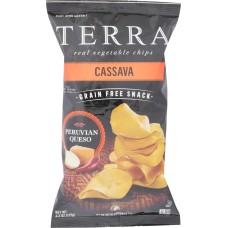 TERRA CHIPS: Cassava Chips Peruvian Queso, 4.2 oz
