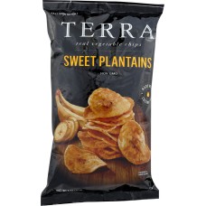 TERRA CHIPS: Chip Plantains Sweet Ripened, 5 oz