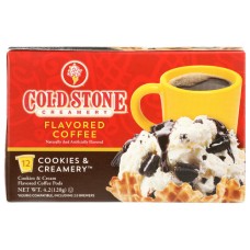 COLD STONE CREAMERY COFFE: Coffee Cookies And Creame, 12 PK