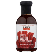 BRONCO BOBS: Sauce Chipotle Smoked Bacon, 15.25 oz