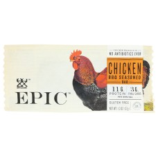 EPIC: Chicken Bbq Seasoned Bar, 1.3 oz