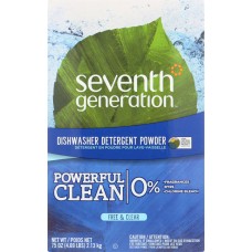 SEVENTH GENERATION: Free & Clear Automatic Dishwasher Powder, 75 oz