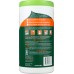 SEVENTH GENERATION: Disinfecting Wipes Lemongrass Citrus Scent, 70 Wipes