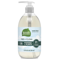 SEVENTH GENERATION: Hand Wash Free and Clean Unscented, 12 oz SEVENTH GENERATION: Hand Wash Free and Clean Unscented, 12 oz