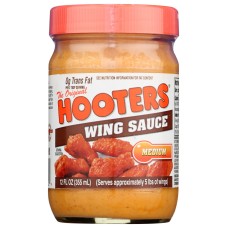 HOOTERS: Medium Wing Sauce, 12 oz