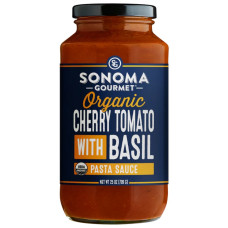 SONOMA GOURMET: Sauce Pasta Cherry Tomato Basil, 25 oz SONOMA GOURMET: Sauce Pasta Cherry Tomato Basil, 25 oz