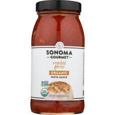SONOMA GOURMET: Sauce Pasta Roasted Garlic, 25 OZ