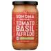 SONOMA GOURMET: Tomato Basil Alfredo Sauce, 15.5 oz