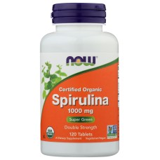 NOW: Spirulina 1000Mg, 120 tb