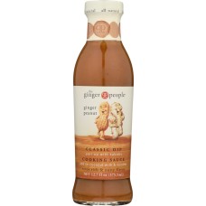 GINGER PEOPLE: Ginger Peanut Sauce, 12.7 oz