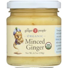 THE GINGER PEOPLE: Organic Minced Ginger, 6.7 Oz