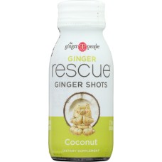 GINGER PEOPLE: Shout Rescue Coconut Ginger, 2 oz