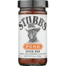 STUBB'S: Pork Spice Rub, 2 Oz
