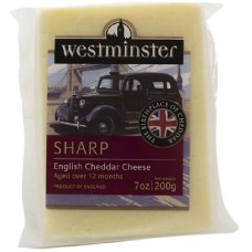 SOMERDALE: Westminster Sharp English Cheddar Cheese, 7 oz