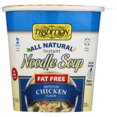 TRADITION: Soup Cup Chicken Fat Free Natural, 1.92 oz