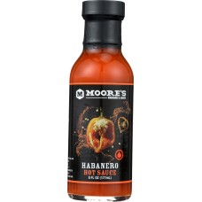 MOORE: Sauce Habanero Hot, 6 oz