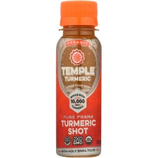 TEMPLE TURMERIC: Organic Pure Prana Turmeric Shot, 3 oz