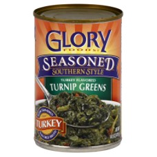 GLORY FOODS: Turnip Greens Smoked Turkey, 14.5 oz