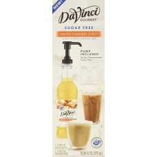 DAVINCI GOURMET: Syrup Salted Caramel Sugar Free, 470 ml