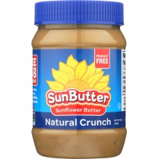 SUNBUTTER: Natural Crunch Sunflower Seed Spread, 16 oz