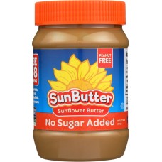 SUN BUTTER: No Sugar Added Natural Sunflower Seed Spread, 16 oz