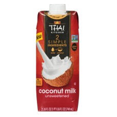 THAI KITCHEN: Unsweetened Coconut Milk, 25.36 fo