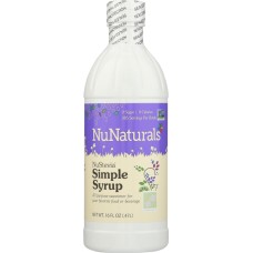 NUNATURALS INC: NuStevia Simple Syrup Sweetener, 16 oz
