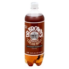 DR BROWNS: Soda Pet Cream Soda, 33.8 fo
