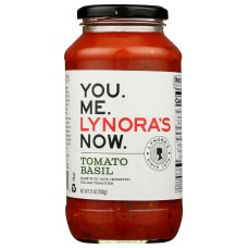 LYNORAS: Sauce Tomato Basil, 25 oz