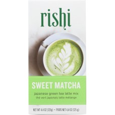 RISHI TEA: Sweet Matcha Japanese Green Tea Powder, 125 gm