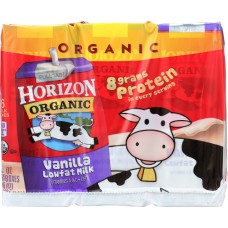 HORIZON: Milk 1% Vanilla Asep 6 Pack, 48 oz