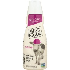 LEFT FIELD FARMS: Sweet and Creamy Creamer, 32 fo