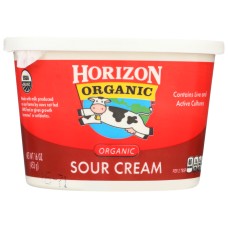 HORIZON: Organic Cultured Sour Cream, 16 oz