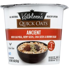 KATHLEENS: Quick Oats Ancient Grains, 2 oz