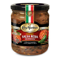 CASA MARTINEZ: Quemada Fire Roasted Salsa, 16 oz