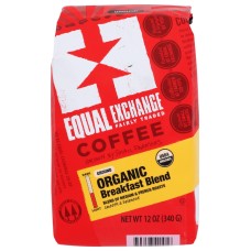 EQUAL EXCHANGE: Coffee Ground Breakfast Blend Organic, 12 oz